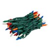 Novelty Lights RetroGlo Ceramic Mini Lights 50 Light on Green Wire 11 Feet Long - 4 of 4