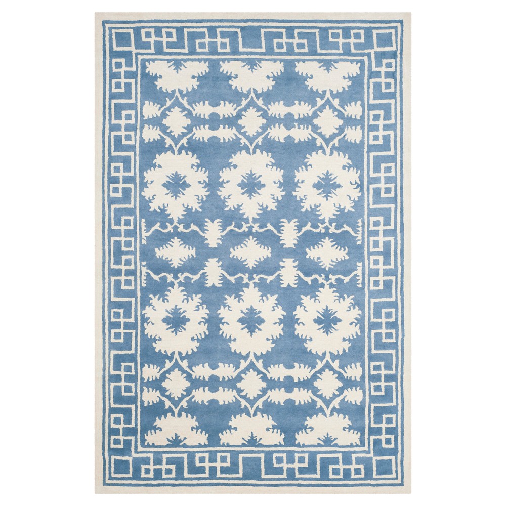 6'x9' Liviah Rug Blue/Ivory - Safavieh