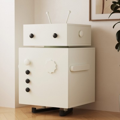 Luck Live End Tables nightstand with drawer,side end table for bedroom or living room, with 1 drawer,Bedside table,
