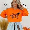 Simply Sage Market Women's Graphic Sweatshirt Come We Fly Broom - 2 of 4
