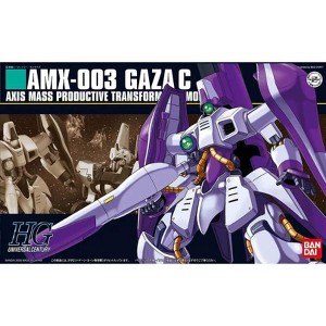 Bandai Hobby HGUC Zeta Gundam AMX-003 Gaza C (Haman Karn) HG 1/144 Scale Model Kit - 1 of 3