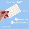 MEDca Hydrocolloid Acne Patches for Face – 112-Count Pimple Spot Bandages in Hearts & Stars for Acne, Zits & Blackheads - 2 of 4