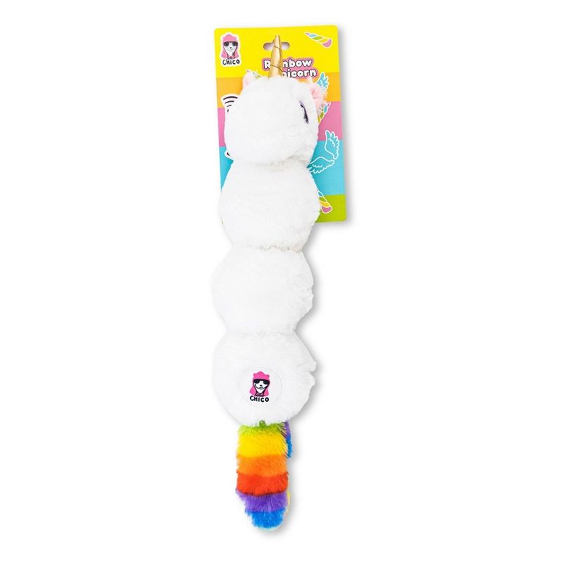 American Pet Supplies 23-Inch Colorful Unicorn Magical Creature Squeaking Plush Dog Toy, 1 of 8