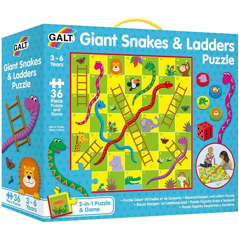 Galt Giant Snakes & Ladders Puzzle, 1 of 6