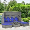 Resenkos 4-Piece Wicker Furniture Set , Outdoor Sectional Furniture, - 2 of 4