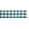 Design Imports  Teal Heavyweight Check Fringed Table Runner 14X108 - 2 of 4