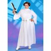 HalloweenCostumes.com 7X Women Plus Size Women's Premium Princess Leia Costume | Star Wars Costumes, White/Brown - 4 of 4