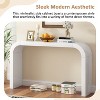 KTMBDW Console Table, 52 Inch Modern Wood Sofa Table, Narrow Entryway Table for Hallway, Behind The Couch, Living Room, Foyer - 3 of 4