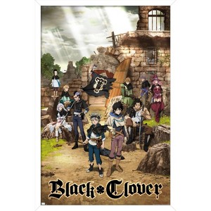 Trends International Black Clover - Group Framed Wall Poster Prints - 1 of 4