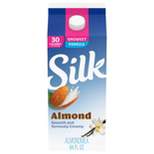 Silk Unsweetened Vanilla Almond Milk - 0.5gal