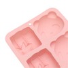 Unique Bargains Candy Mould 4-Cavity Pandas with Bamboo Candy Mould Hand Wash 5.55"x5.31"x1.3" 1 Pc - 4 of 4