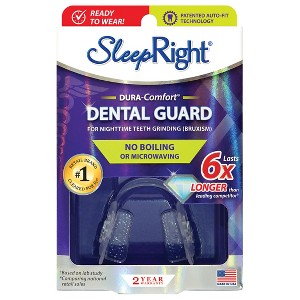 SleepRight Dura-Comfort Dental Guard – Ultimate Mouth Guard for Teeth Grinding, Clenching & Bruxism Prevention - 1 of 4