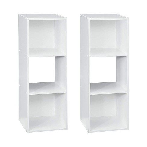 3-Quart Cube Storage Container - White, Click Clack