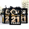 Big Dot of Happiness Cheers and Beers to 21 Years - 21st Birthday Party Favor Boxes - Set of 12 - image 3 of 4