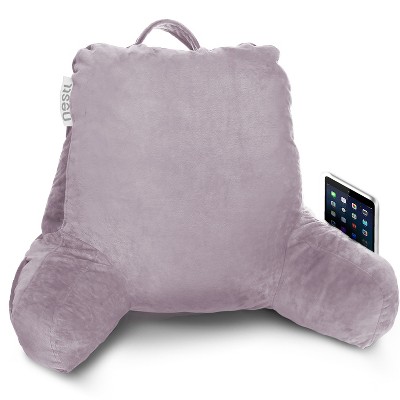 Nestl Memory Foam Reading Pillow, Reading & Bed Rest Pillow, Back Pillow with Pockets