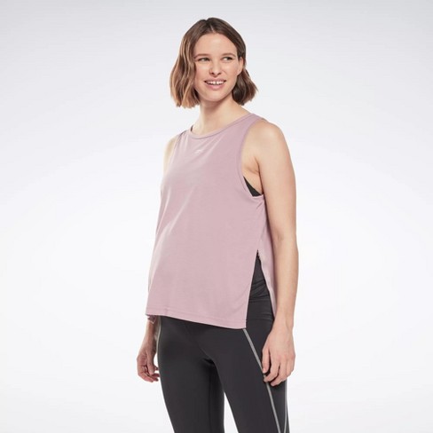 Reebok Workout Ready Mesh Back Tank Top Womens Athletic Tank Tops