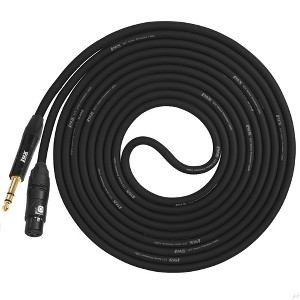 LyxPro Microphone Cable, 1/4'' TRS to XLR Female Mic Connector - 1 of 3