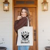 City Creek Prints Cupid Distressed Canvas Tote Bag - 15x16 - Natural - 2 of 2
