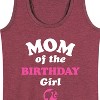 Women's - Barbie - Mom of The Birthday Girl Graphic Racerback Tank - 2 of 4
