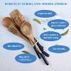 Folkulture Set of 5 Wooden Cooking Utensils - Blue Blue Set of 5 - 4 of 4