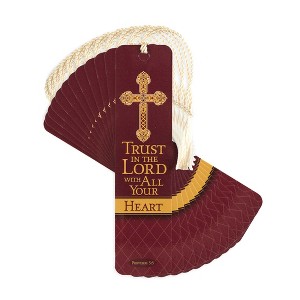 Dicksons Trust with All Your Heart 6 x 1.5 Inch Keepsake Tassels Bookmarks Pack of 12 - 1 of 4