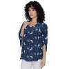LA LEELA Women's Work Vacation Tunic Top Party Blouse for Women - 3 of 4