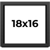 PosterPalooza | Shadow Box 1.5" Depth Black Picture Frame - UV Acrylic, Backing Board, Hanging Hardware - 2 of 4