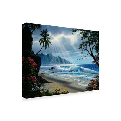 Trademark Fine Art -Anthony Casay 'Waves Under Clouds 2' Canvas Art