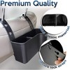 Zone Tech Car Headrest Food and Drink Tray Organizer - Classic Black Portable Premium Quality Car Tray for All Your Needs - image 2 of 4