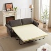 NicBex Convertible Sleeper Chair,Pull-out Sofa Bed with 2 Seat/3 Seat,Couches with Modern Design for Living Room,Gray/Beige/Green - 4 of 4