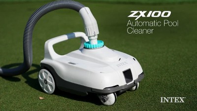 Intex ZX100 Auto Pressure Side Pool Cleaner with Hose and