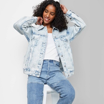 target womens denim jacket