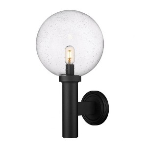 Z-Lite Laurent 1 - Light Wall Light in  Black - 1 of 4