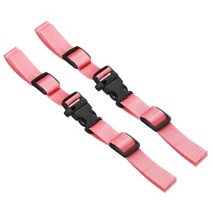 Unique Bargains Adjustable Quick-Release Buckle Backpack Chest Straps 2 Pcs - 1 of 4