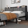 Nasitip Queen Size Industrial Bed Frame with Storage Headboard, 2 Large Drawers,No Box Spring Needed, Easy Assembly - 4 of 4