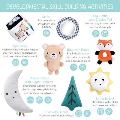 Woodland Animals 7-in-1 Baby Activity Play Gym and Mat