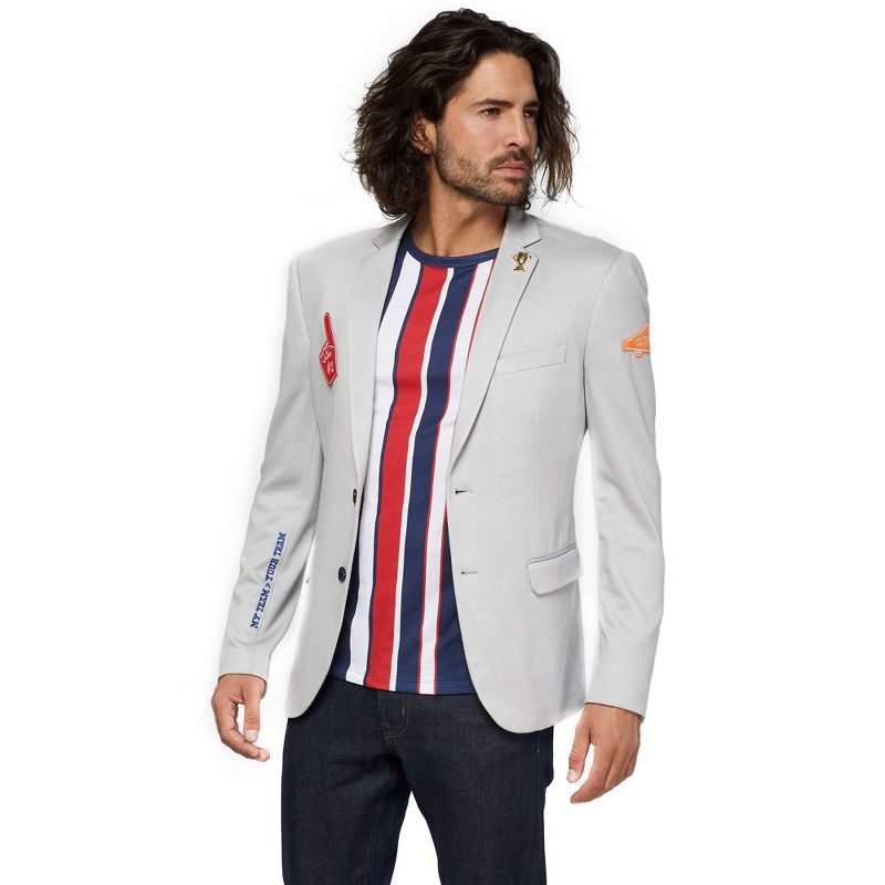 OppoSuits Deluxe Men's Blazer - Casual Printed Men's Jackets, 1 of 5
