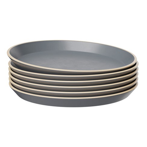 Grey shop salad plates