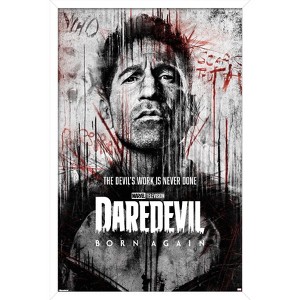 Trends International Marvel Daredevil: Born Again (2025) - Punisher One Sheet Framed Wall Poster Prints - 1 of 4