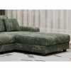 CAVINAS Convertible Sofa Bed, Modern Convertible Sectional Sofa, Corduroy Loveseat for Living Room - 4 of 4