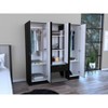 NicBex Armoire Wardrobe Closet Storage Cabinet with Doors & Open Shelves & Drawer for Bedroom, Black - 4 of 4