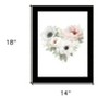 HomeRoots Floral Heart Black Framed Print Wall Art - 3 of 4