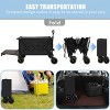 YONWAY Heavy-Duty Foldable Wagon with Extended Tailgate,480LBS Capacity,All-Terrain Beach Wheels,Perfect for Beach Trips,Fishing,Shopping,Black - 2 of 4
