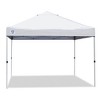 Z-Shade 10 x 10 Foot Straight Leg Outdoor Pop Up Canopy Tent with 3 Adjustable Heights and Z-Shade Heavy Duty Wrap Around Leg Weight Bags, White - 2 of 4