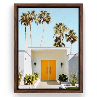 Americanflat - 16x20 Floating Canvas Walnut - Welcome To Palm Springs ...