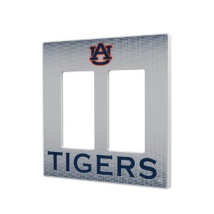 NCAA SEC Universities Linen Hidden-Screw Light Switch Plate for Double Rocker - 1 of 4