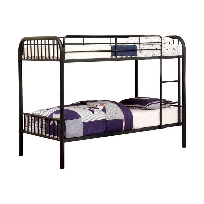 Twin Over Twin Kids' Dero Bed Black - ioHOMES