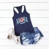 Simply Sage Market Women's Aloha State of Mind Flower Graphic Racerback Tank - 2 of 2