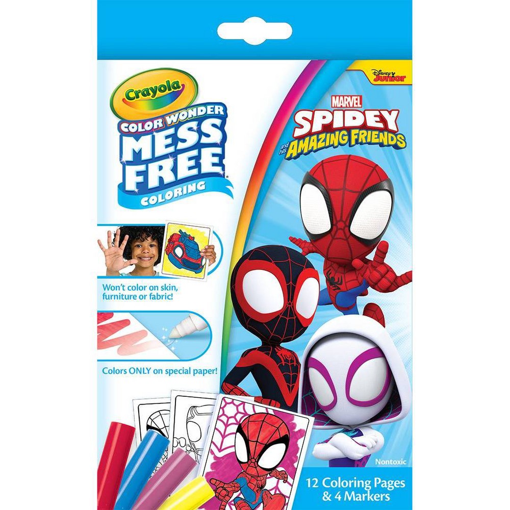 Photos - Other interior and decor Crayola Color Wonder Spidey and His Amazing Friends Mini Box Set 