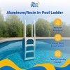 Aluminum/Resin In-Pool Ladder for Above Ground Pools - 2 of 4